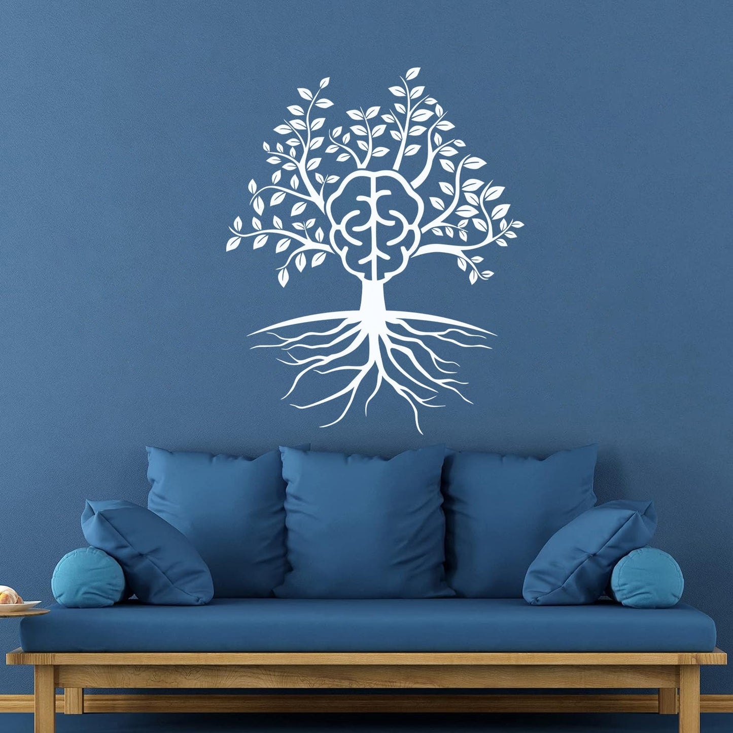 Fine Carving Decals Brain Tree Branch Leaves Home Can Modify And Add Information