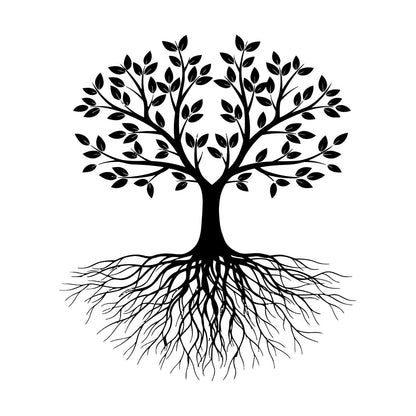 Vinyl Wall Decals Branch Tree Life Spring Roots Leaves Self Adhesive