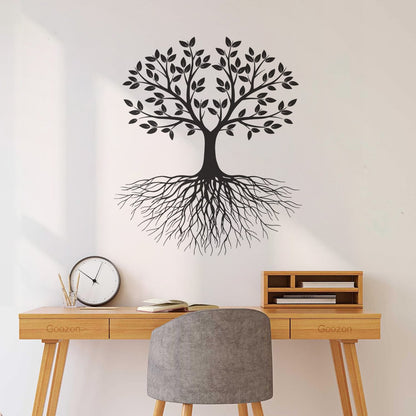 Vinyl Wall Decals Branch Tree Life Spring Roots Leaves Self Adhesive