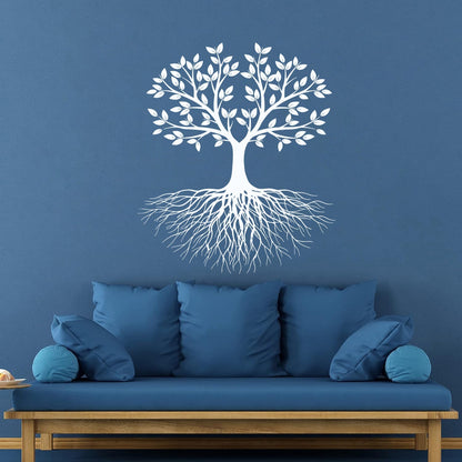 Vinyl Wall Decals Branch Tree Life Spring Roots Leaves Self Adhesive