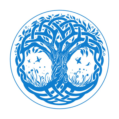 Wall Decals Pvc Celtic Tree Symbols Branches Leaves Roots Art Decoration