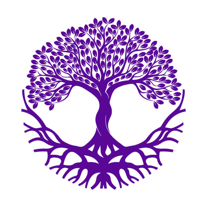 Wall Decals Circle Tree Of Life Symbol Roots Branches Glass Stickers