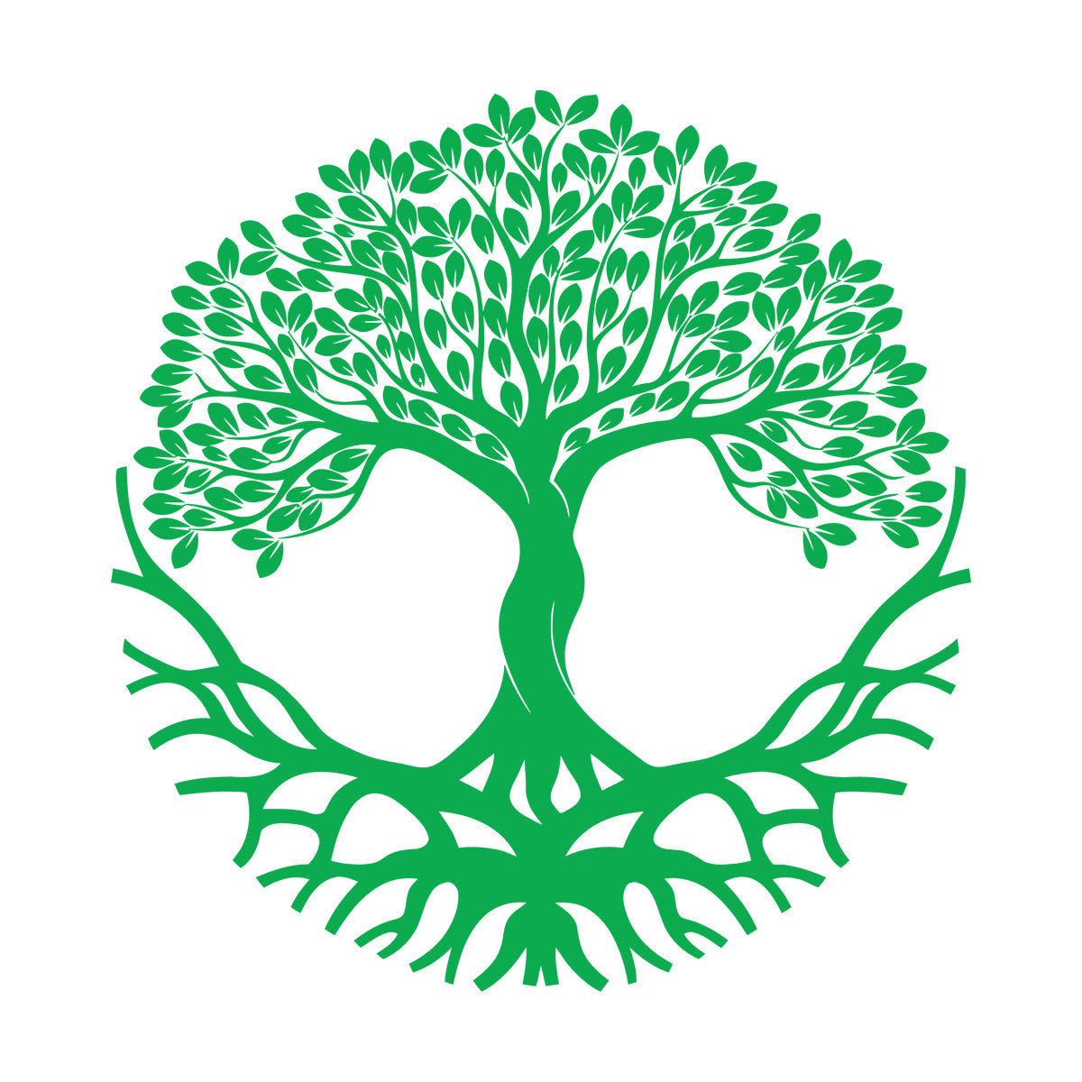 Wall Decals Circle Tree Of Life Symbol Roots Branches Glass Stickers