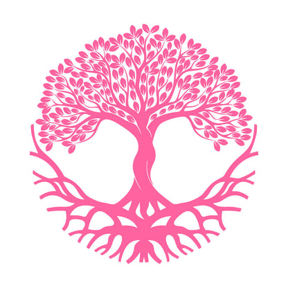 Wall Decals Circle Tree Of Life Symbol Roots Branches Glass Stickers