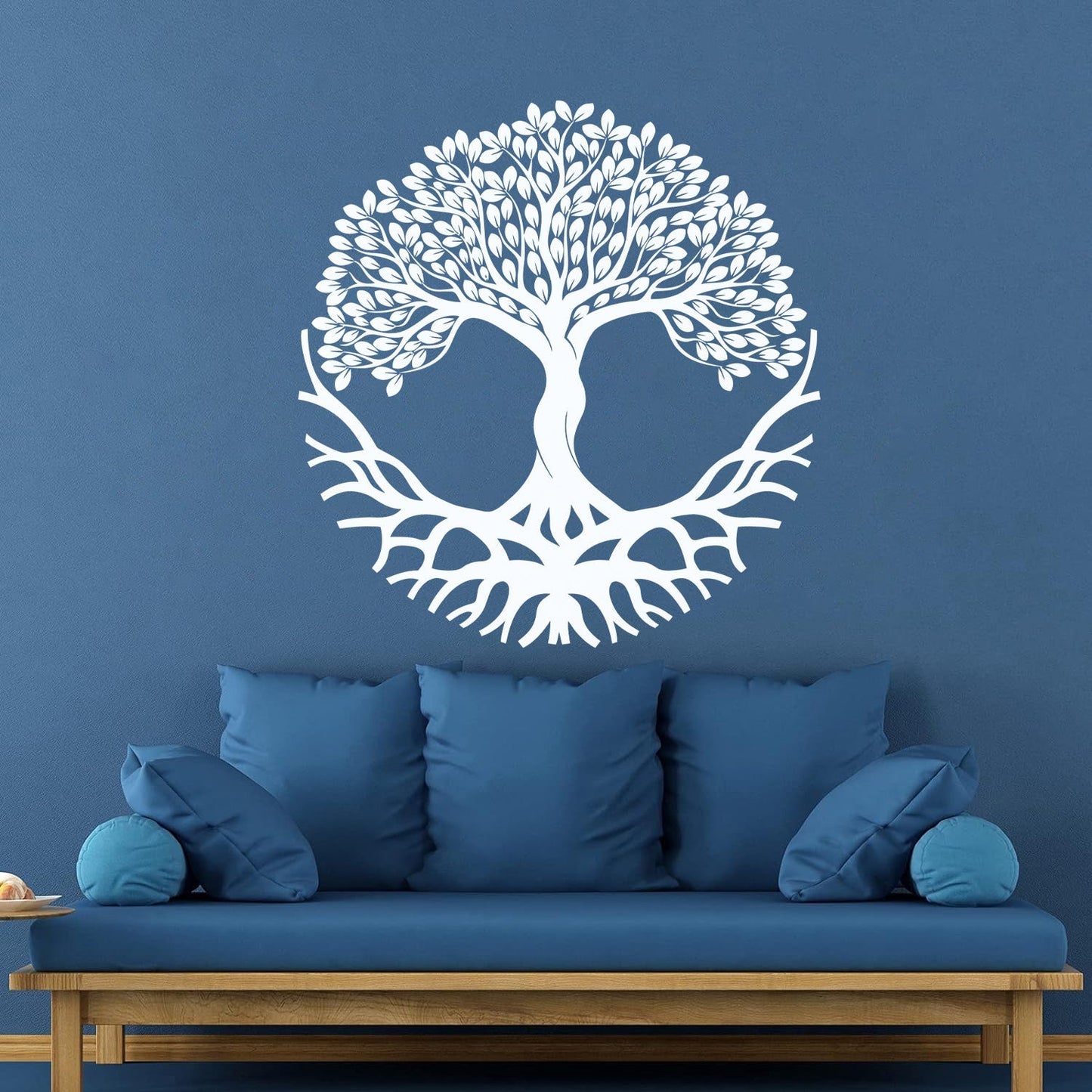 Wall Decals Circle Tree Of Life Symbol Roots Branches Glass Stickers