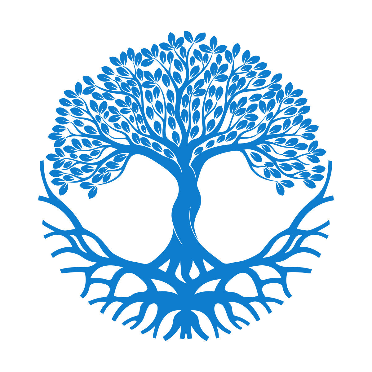 Wall Decals Circle Tree Of Life Symbol Roots Branches Glass Stickers