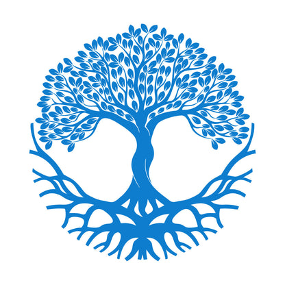 Wall Decals Circle Tree Of Life Symbol Roots Branches Glass Stickers