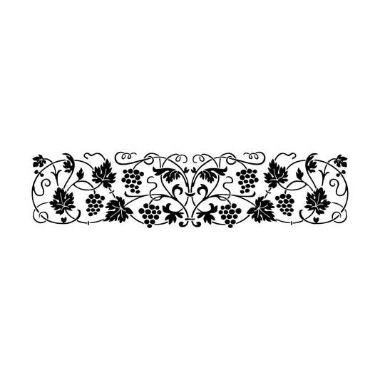 Wall Stickers Paster Paper Grape Branch Vine Berries Ornament Store Decoration