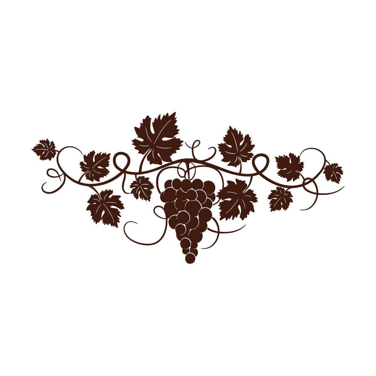 Wall Vinyl Sticker Decor Grape Branch Vine Berries Winery Wine Shop Tattoo Culture