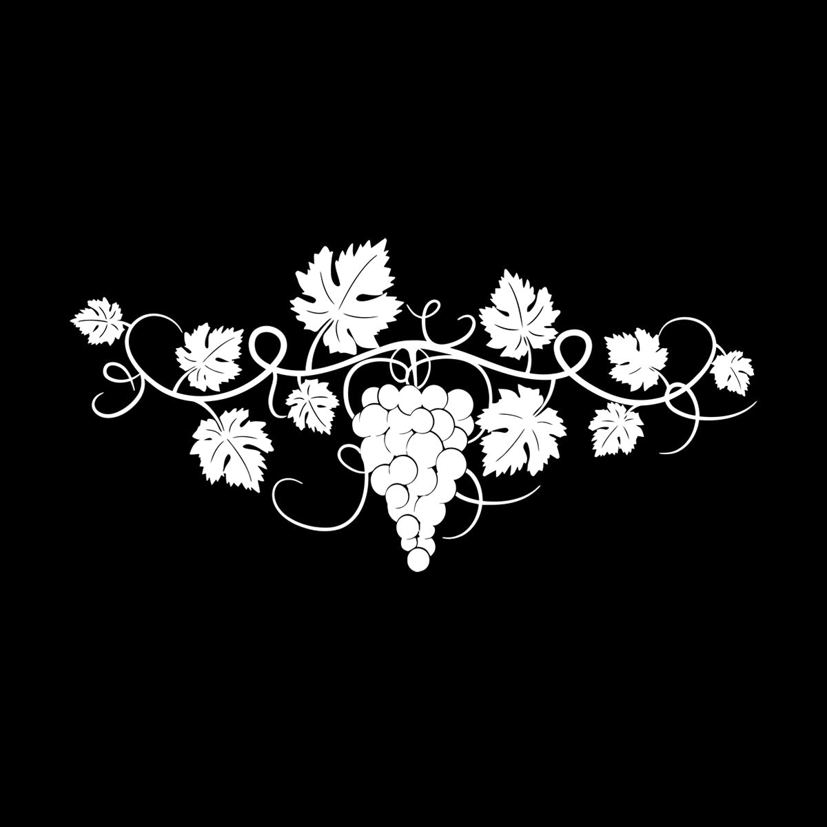 Wall Vinyl Sticker Decor Grape Branch Vine Berries Winery Wine Shop Tattoo Culture