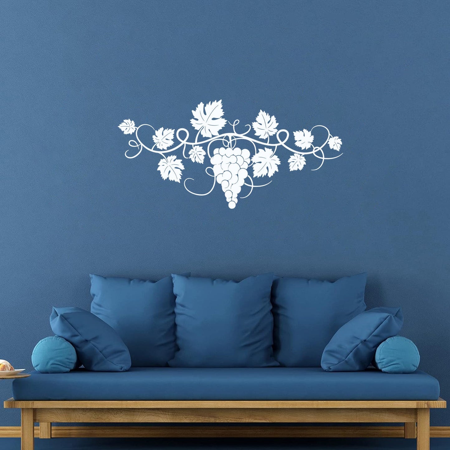 Wall Vinyl Sticker Decor Grape Branch Vine Berries Winery Wine Shop Tattoo Culture