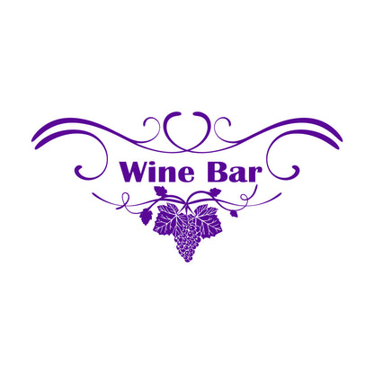 Grape Branch Vine Wine Shop Restaurant Vinyl Art Sticker Multi Color Selection