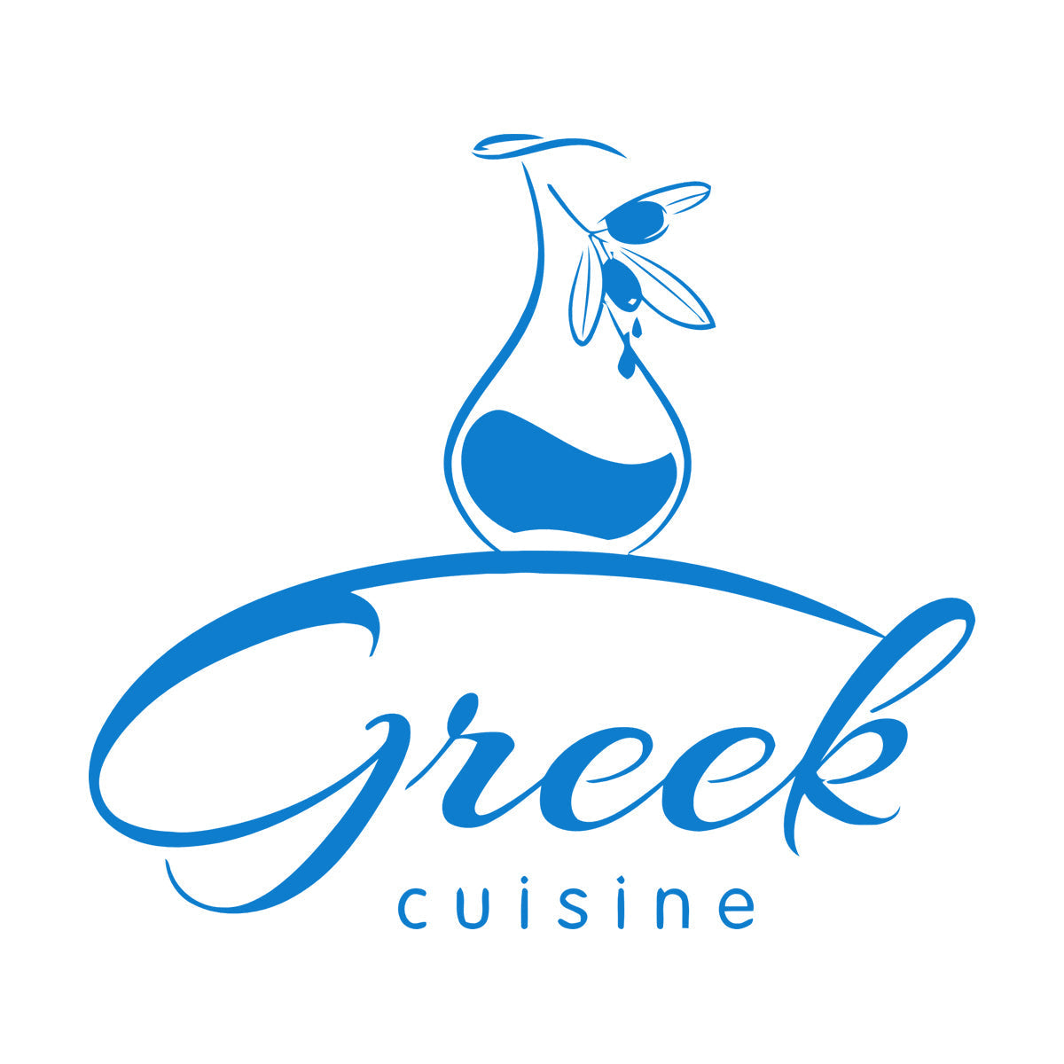 Engraving Stickers Greek Cuisine Food Olive Branch Oil Restaurant Kitchen Equipped With Transfer Film Kit