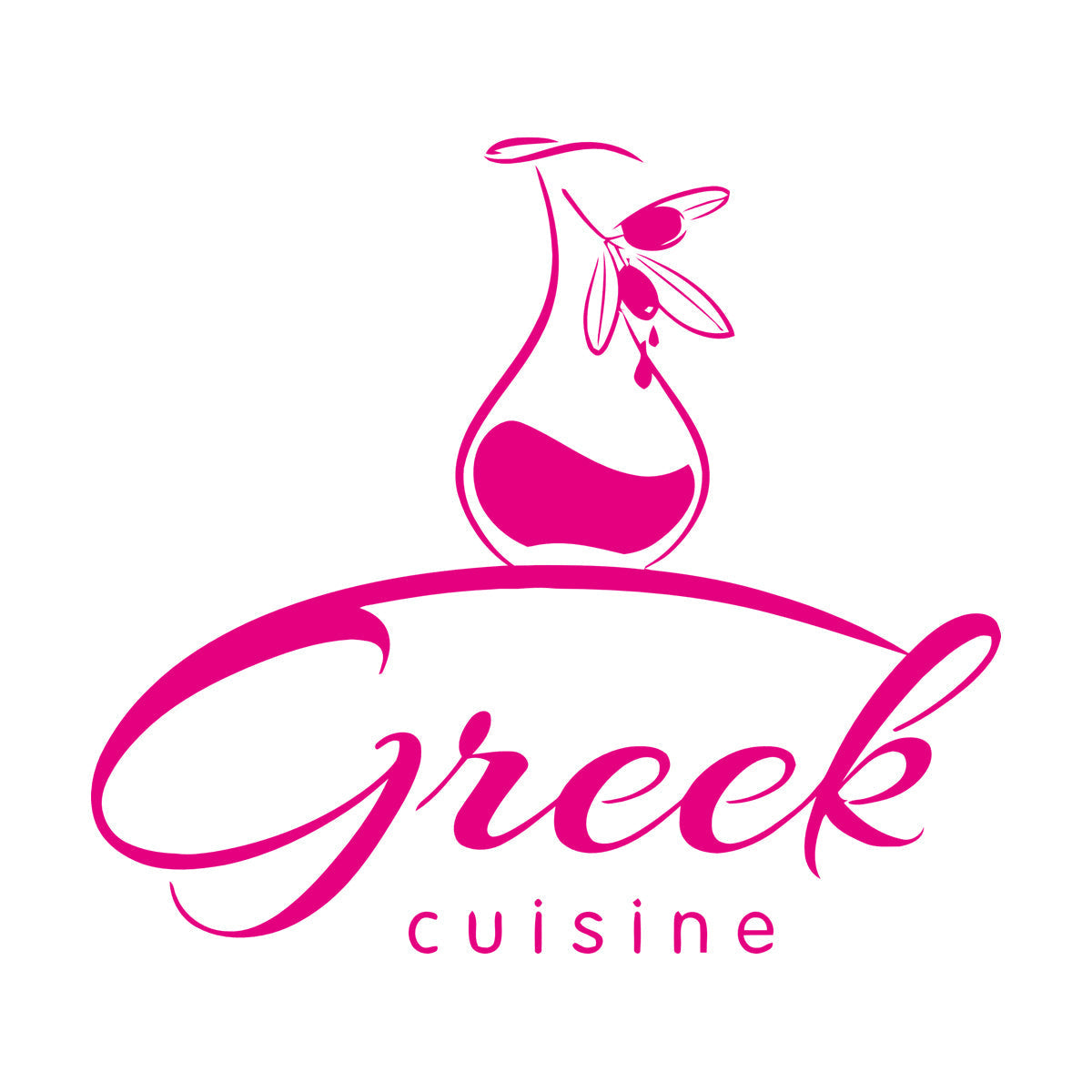 Engraving Stickers Greek Cuisine Food Olive Branch Oil Restaurant Kitchen Equipped With Transfer Film Kit