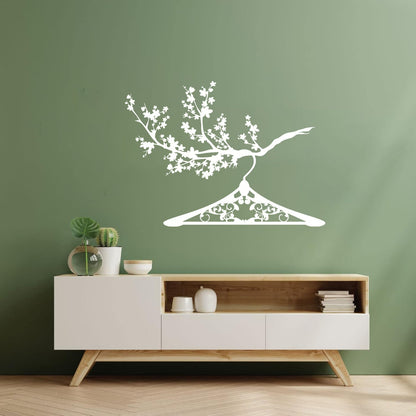 Lettering Decals Hanger Branch Clothes Shop Wardrobe Easy Installation