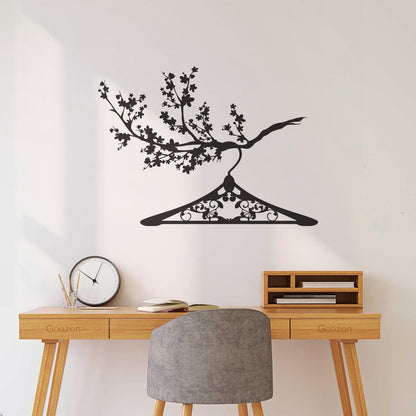 Lettering Decals Hanger Branch Clothes Shop Wardrobe Easy Installation