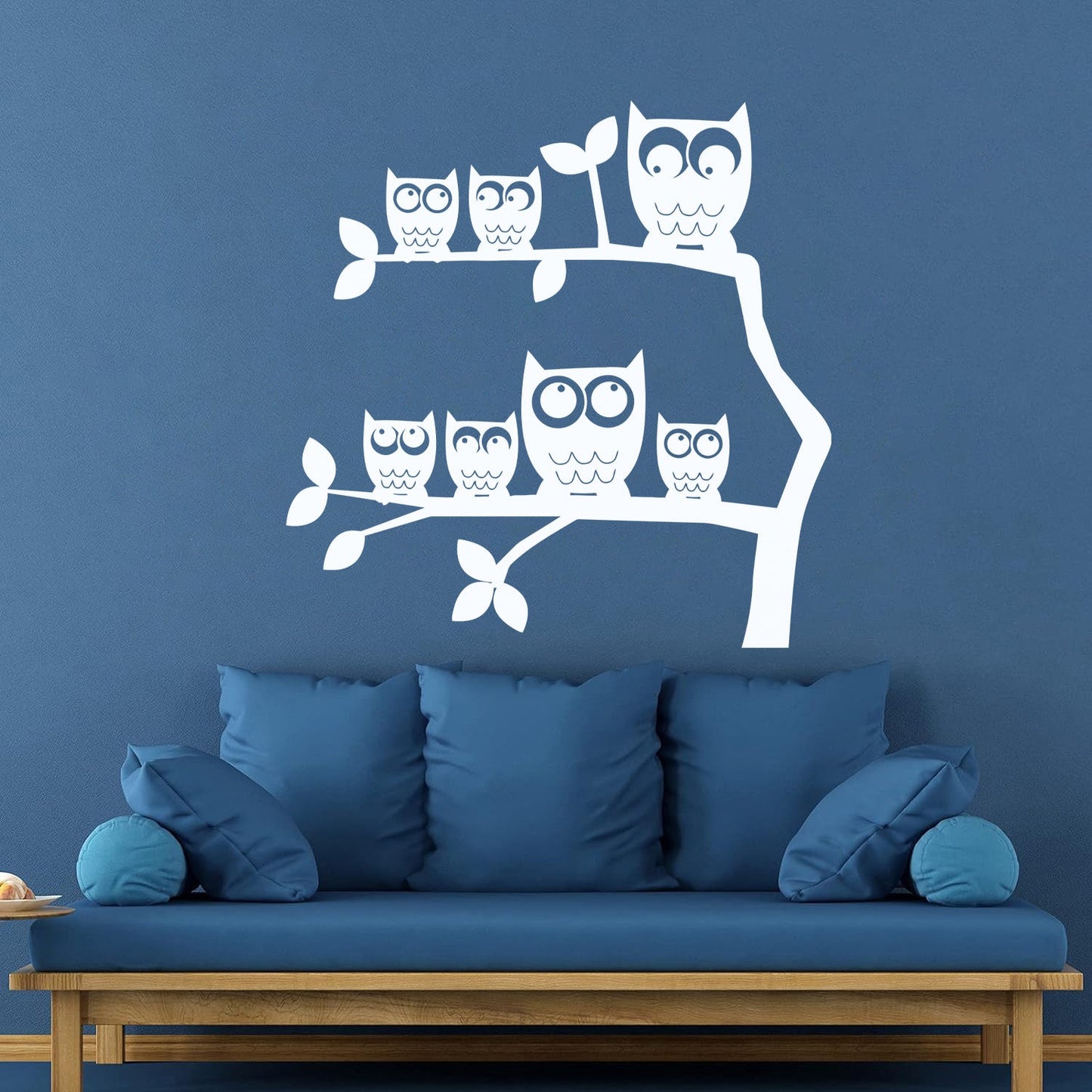Wall Stickers Owls Branches Kids Creative Ation Idea Nursery Car Body Decoration