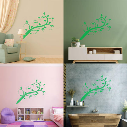 Fine Carving Decals Pencil Tree Branch Children'S Playroom Ation Window Decals
