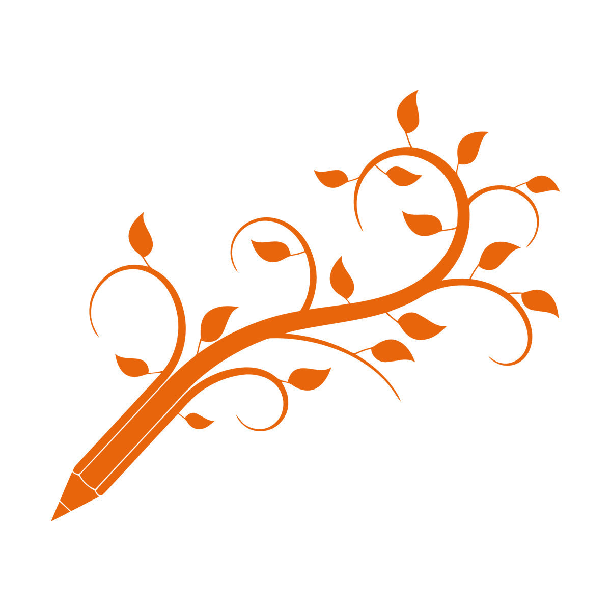 Fine Carving Decals Pencil Tree Branch Children'S Playroom Ation Window Decals