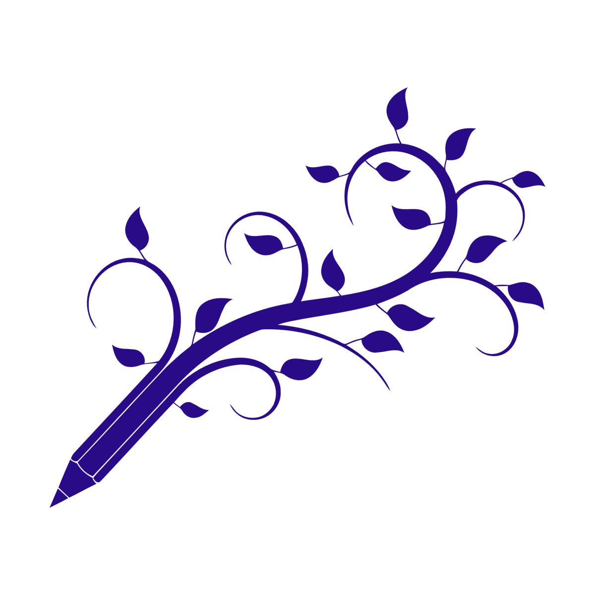 Fine Carving Decals Pencil Tree Branch Children'S Playroom Ation Window Decals