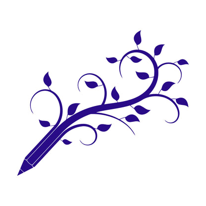 Fine Carving Decals Pencil Tree Branch Children'S Playroom Ation Window Decals