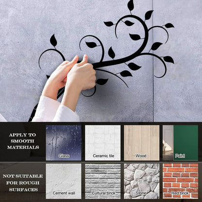 Fine Carving Decals Pencil Tree Branch Children'S Playroom Ation Window Decals