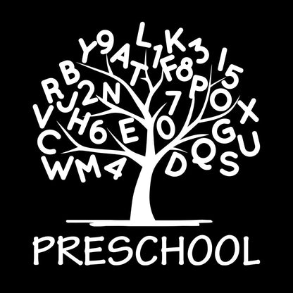 Engraving Stickers Preschool Alphabet Tree Branch With Letters Store Decoration