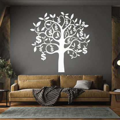 Mural And Wall Vinyl Decal Talisman Tree Branch Dollars Money Success Wealth Multiple Size Options