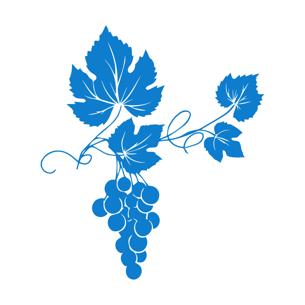 Vinyl Wall Stickers Vineyard Grape Branch Vine Berries Wine Shop Removable Without Leaving Glue