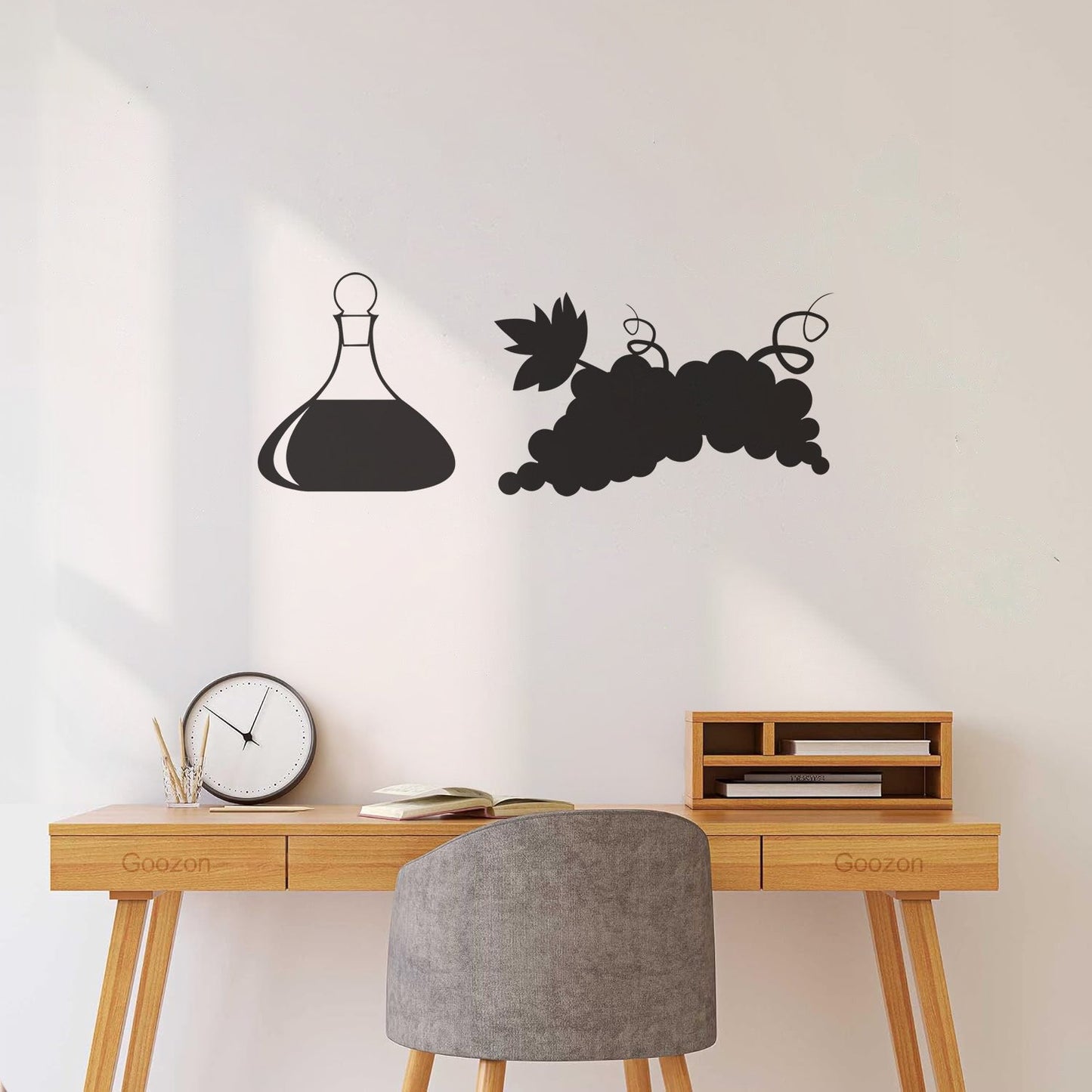 Vinyl Wall Decals Wine Grape Branch Vine Alcohol Winery Do Not Damage The Wall Surface