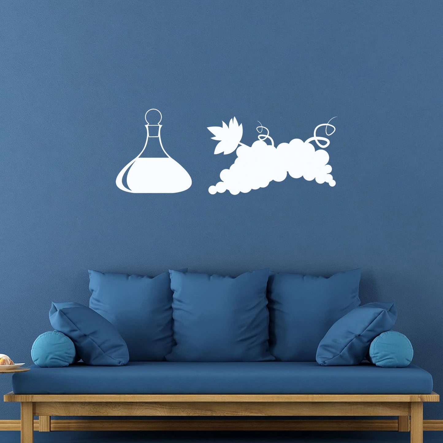 Vinyl Wall Decals Wine Grape Branch Vine Alcohol Winery Do Not Damage The Wall Surface