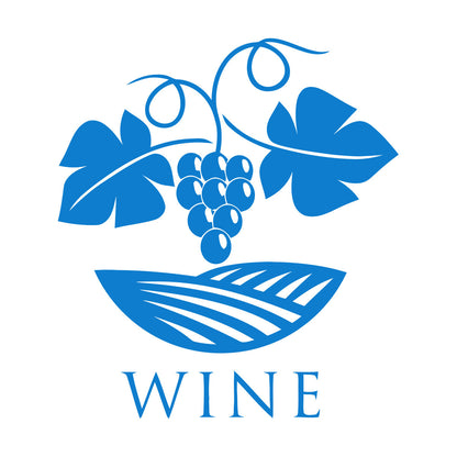 Wall Stickers Paster Paper Winery Grape Branch Vine Wine Shop Easy Installation