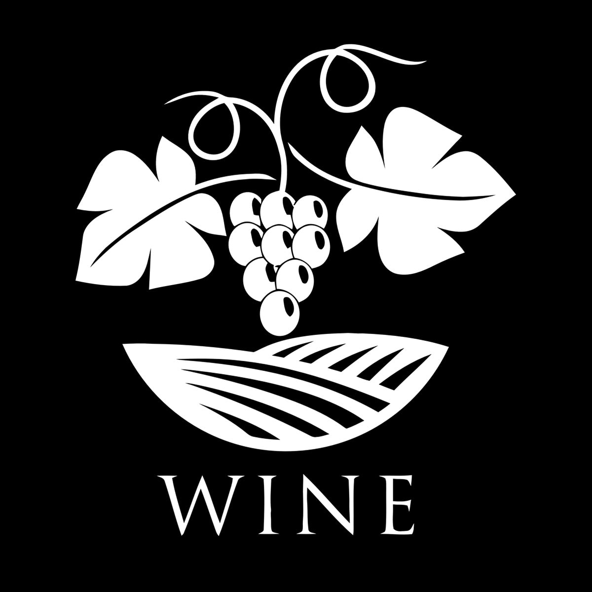 Wall Stickers Paster Paper Winery Grape Branch Vine Wine Shop Easy Installation