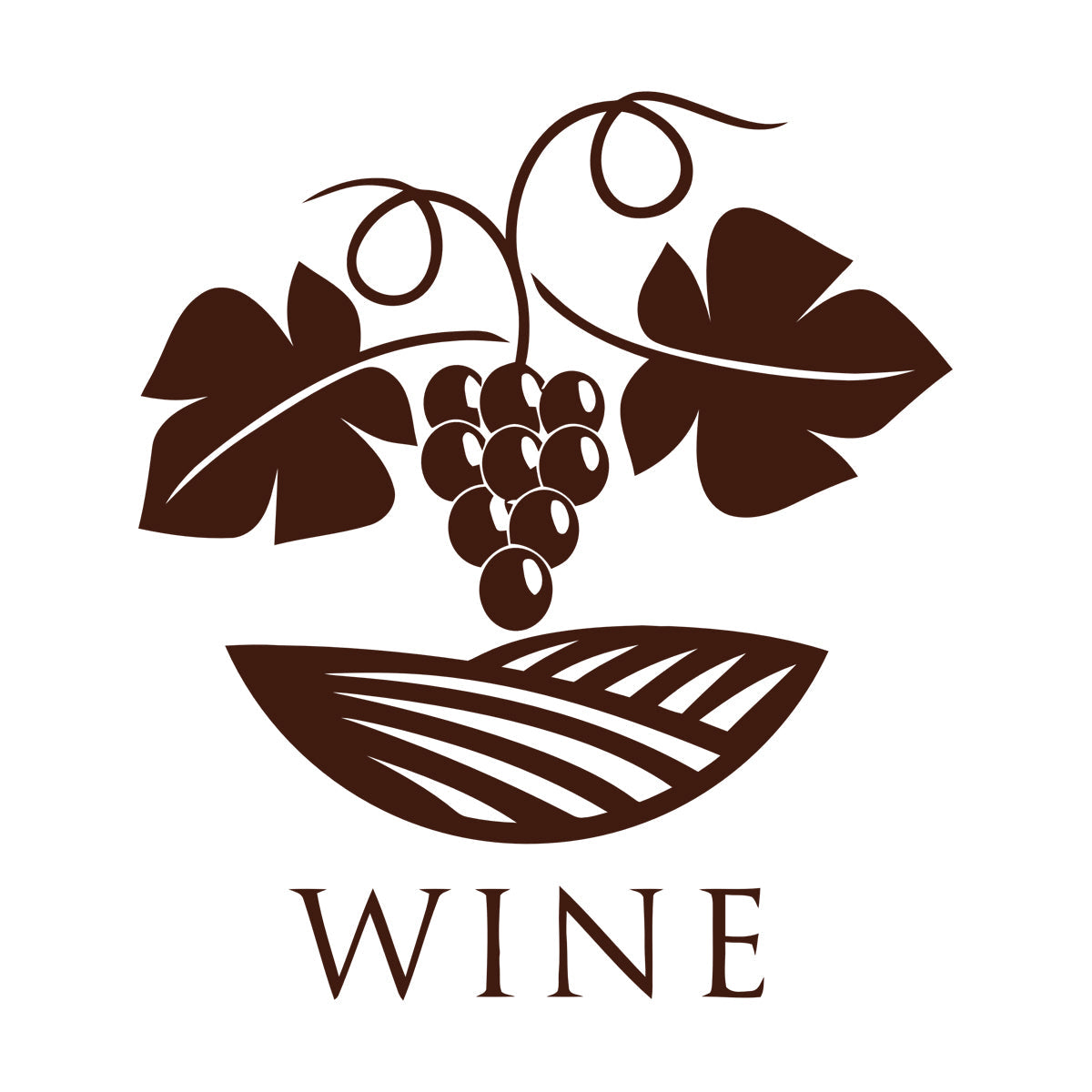 Wall Stickers Paster Paper Winery Grape Branch Vine Wine Shop Easy Installation