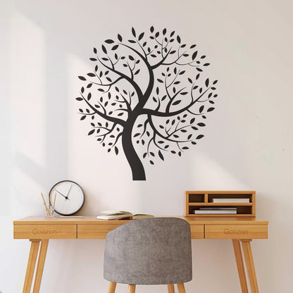 Vinyl Wall Stickers Natural Life Tree Leaves Branches Glass Stickers
