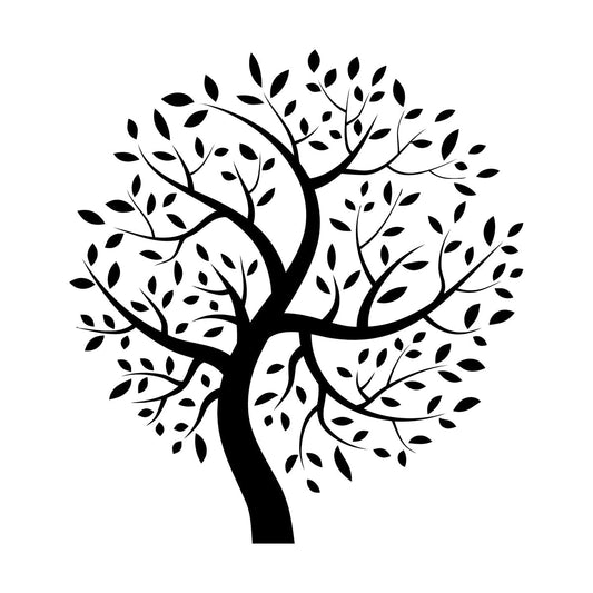 Vinyl Wall Stickers Natural Life Tree Leaves Branches Glass Stickers