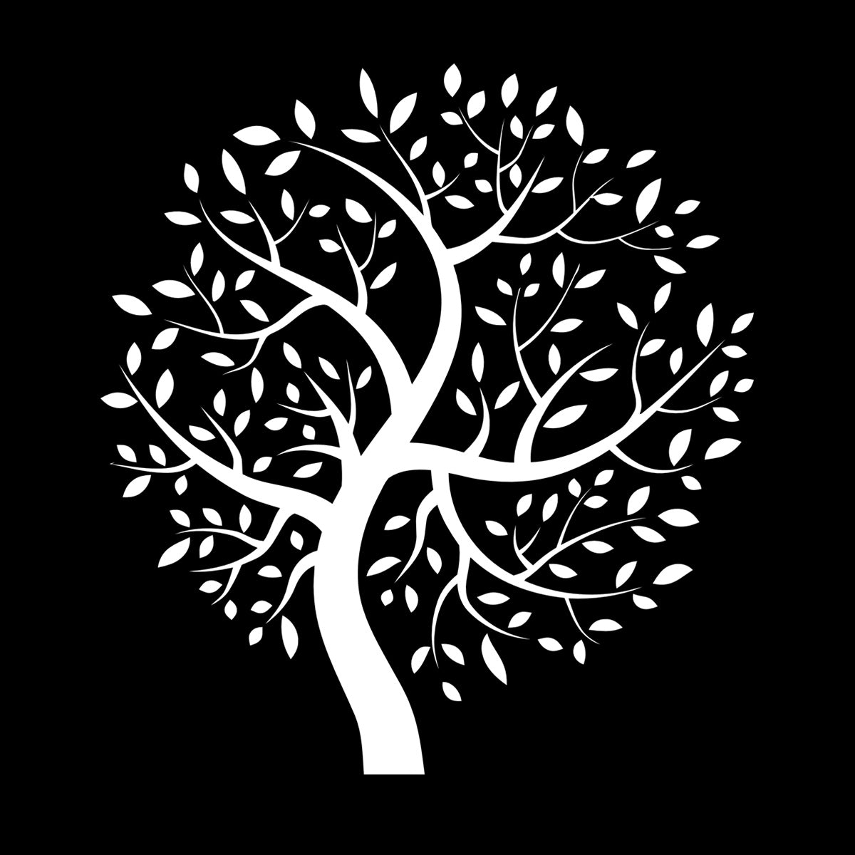 Vinyl Wall Stickers Natural Life Tree Leaves Branches Glass Stickers