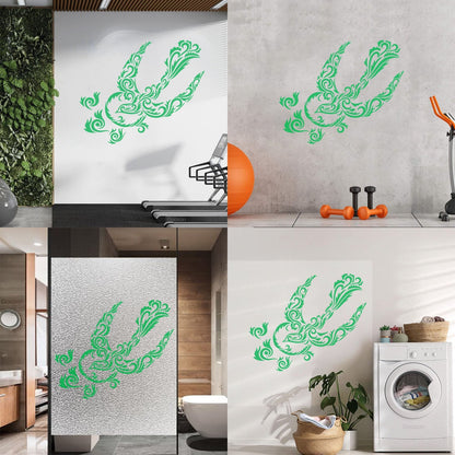 Unreal Magic Bird Pattern Style Tattoo Wall Stickers Easy Installation