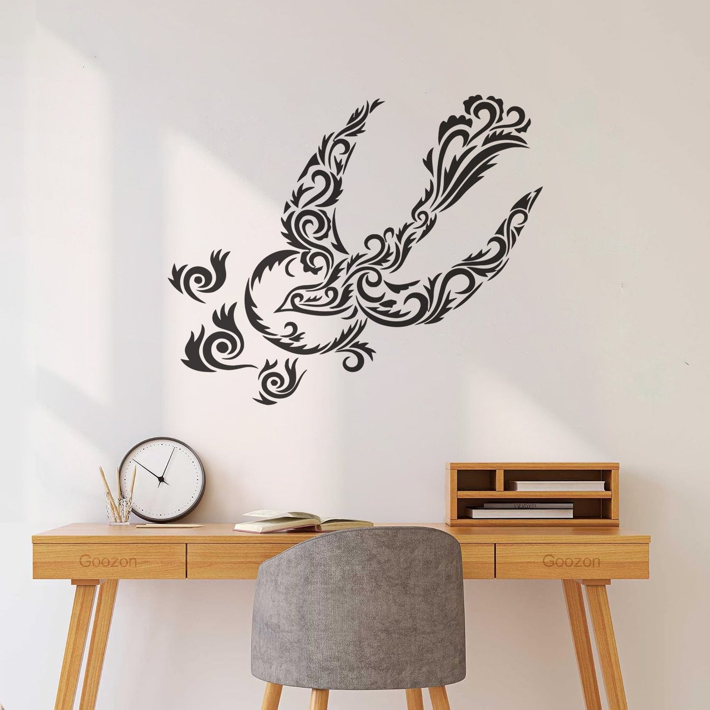 Unreal Magic Bird Pattern Style Tattoo Wall Stickers Easy Installation