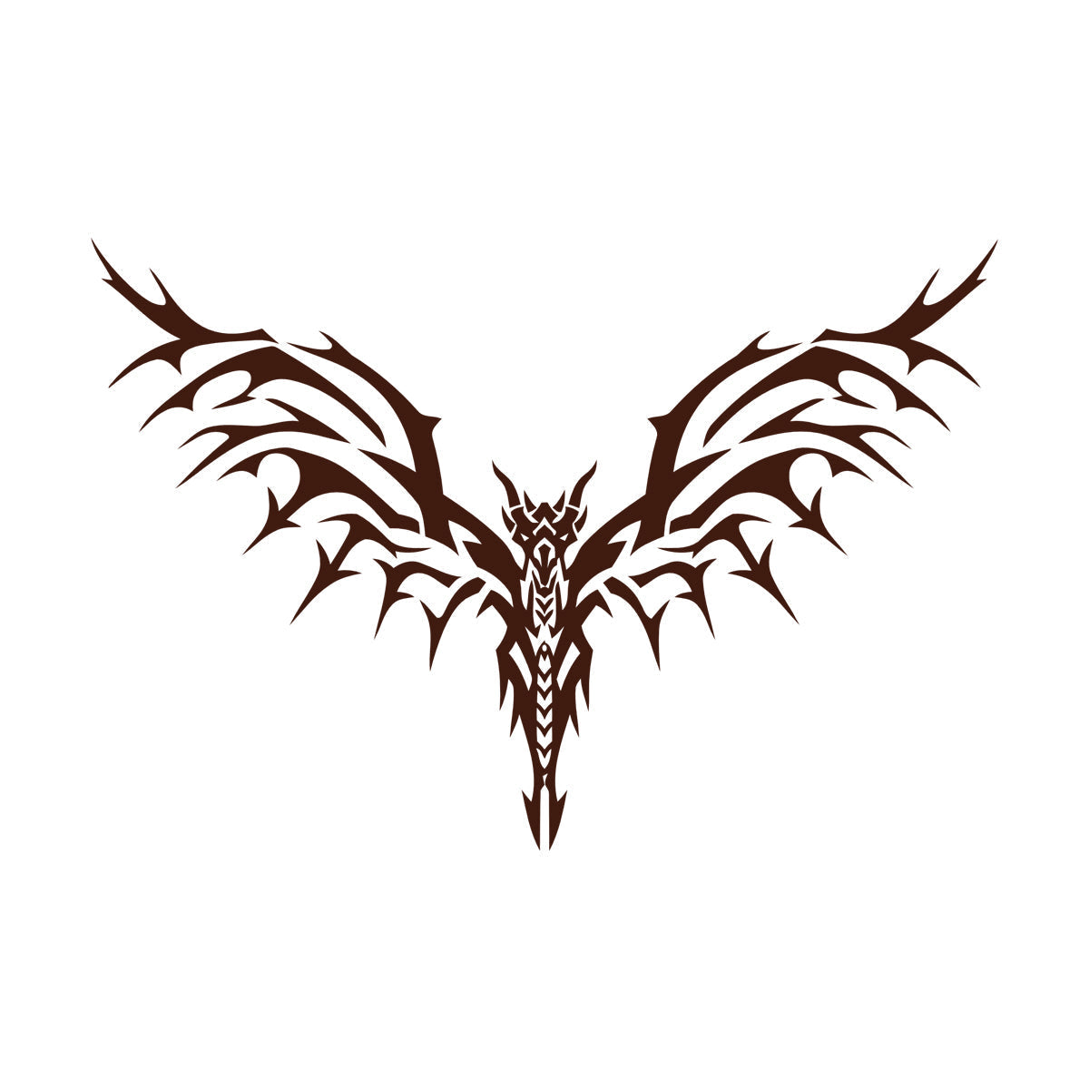 Lettering Decals Skeleton Bird Spikes Wings It Won'T Fall Off