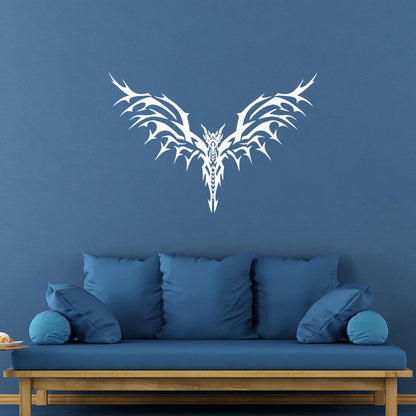 Lettering Decals Skeleton Bird Spikes Wings It Won'T Fall Off