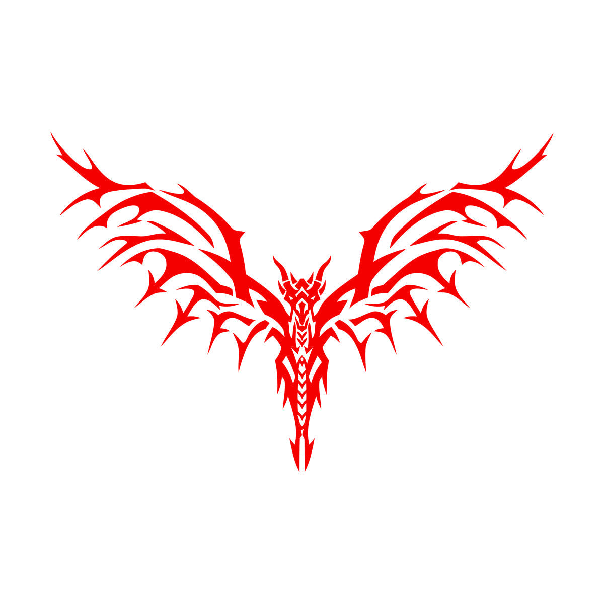 Lettering Decals Skeleton Bird Spikes Wings It Won'T Fall Off