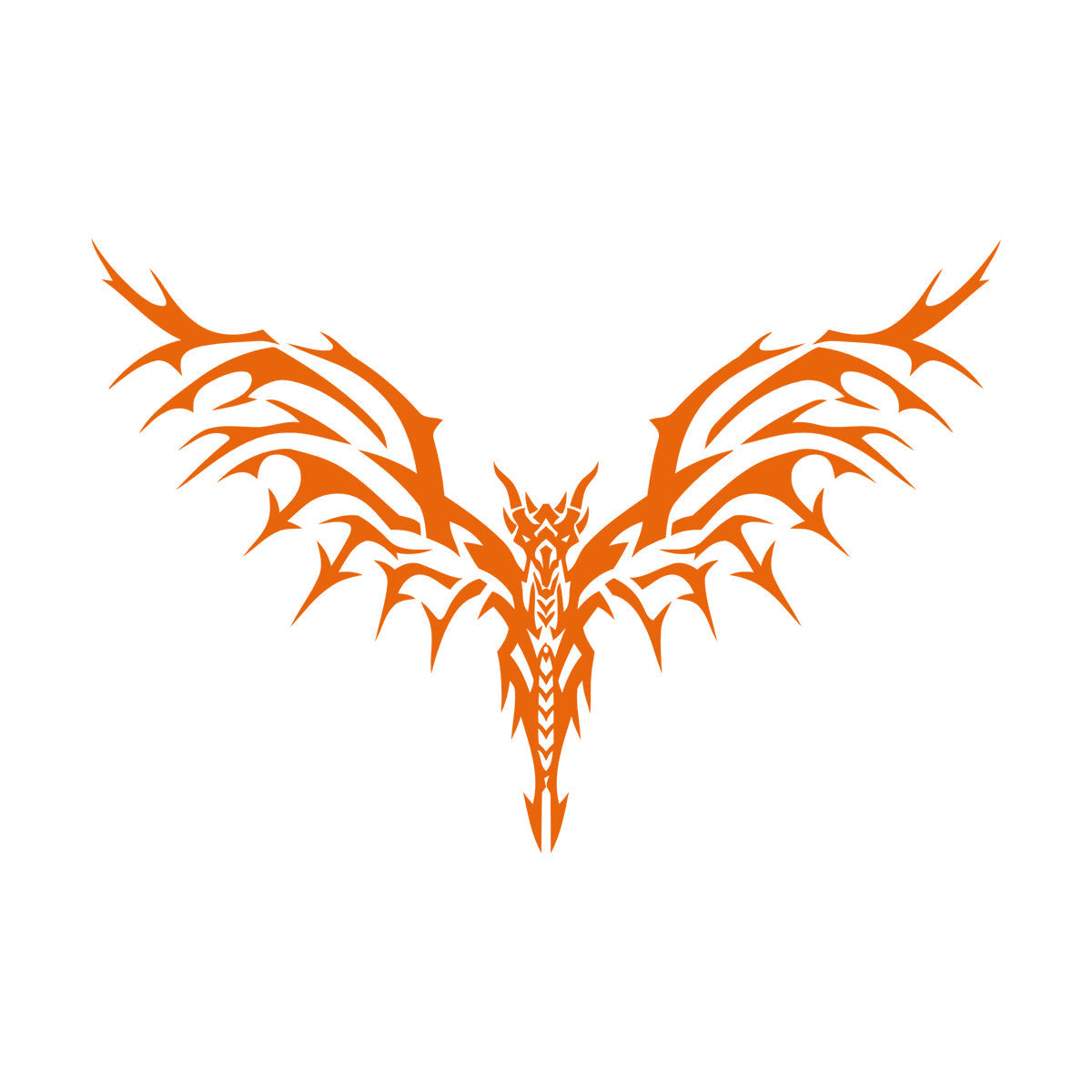 Lettering Decals Skeleton Bird Spikes Wings It Won'T Fall Off