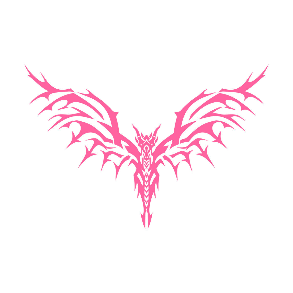Lettering Decals Skeleton Bird Spikes Wings It Won'T Fall Off