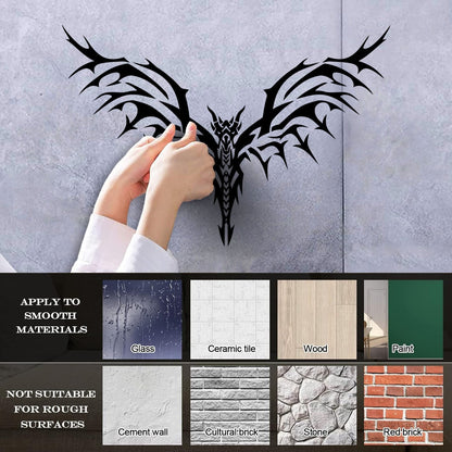 Lettering Decals Skeleton Bird Spikes Wings It Won'T Fall Off