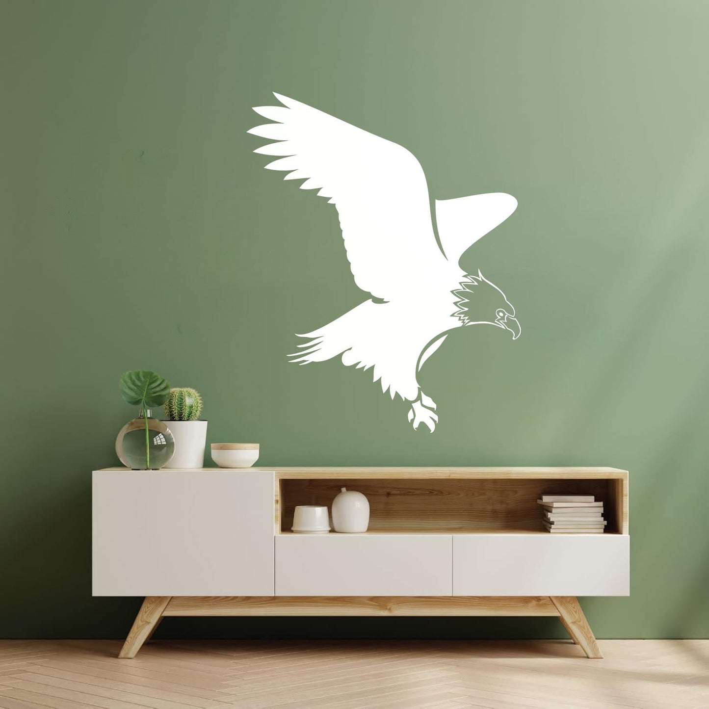 Abstract Eagle Bird Silhouette Flight Wingspan Wall Stickers Paster Paper Tattoo Culture