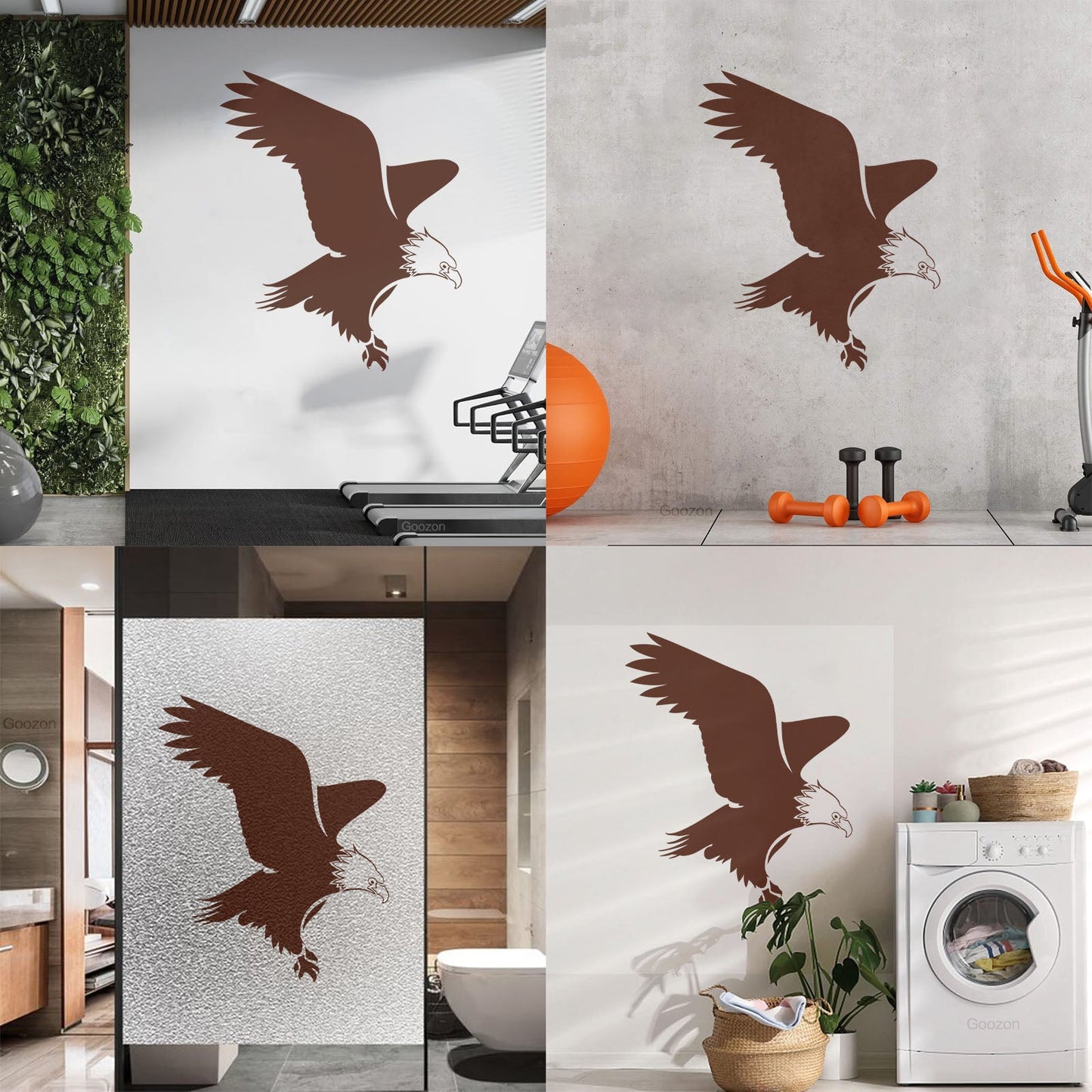 Abstract Eagle Bird Silhouette Flight Wingspan Wall Stickers Paster Paper Tattoo Culture