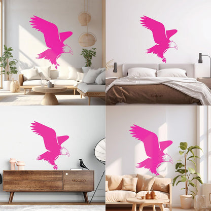 Abstract Eagle Bird Silhouette Flight Wingspan Wall Stickers Paster Paper Tattoo Culture