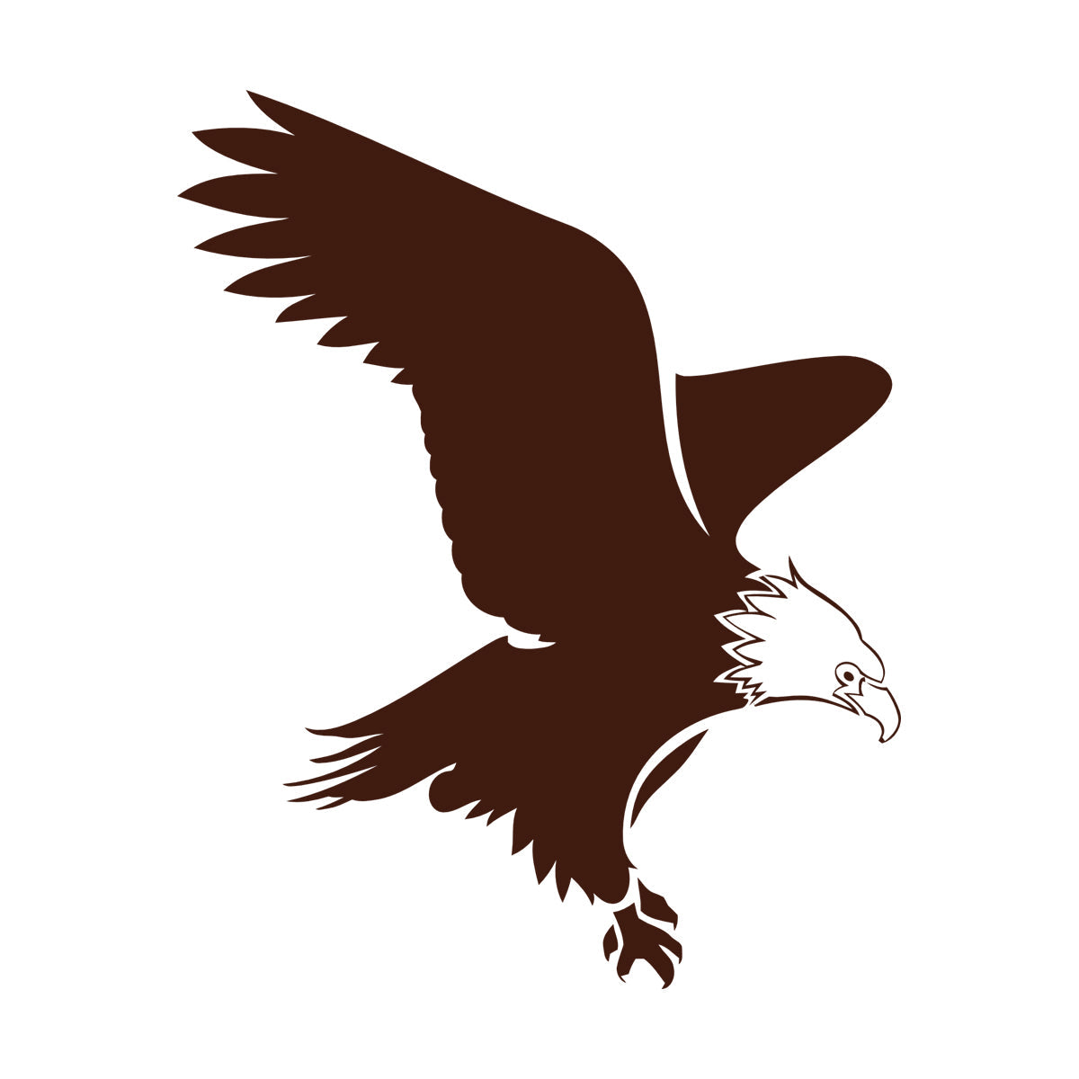 Abstract Eagle Bird Silhouette Flight Wingspan Wall Stickers Paster Paper Tattoo Culture