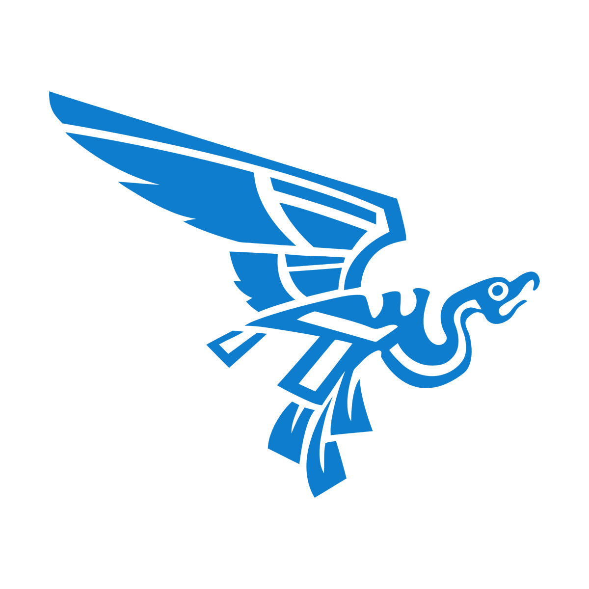 Fine Carving Stickers Abstract Kvezal Sacred Aztec Bird Self Adhesive